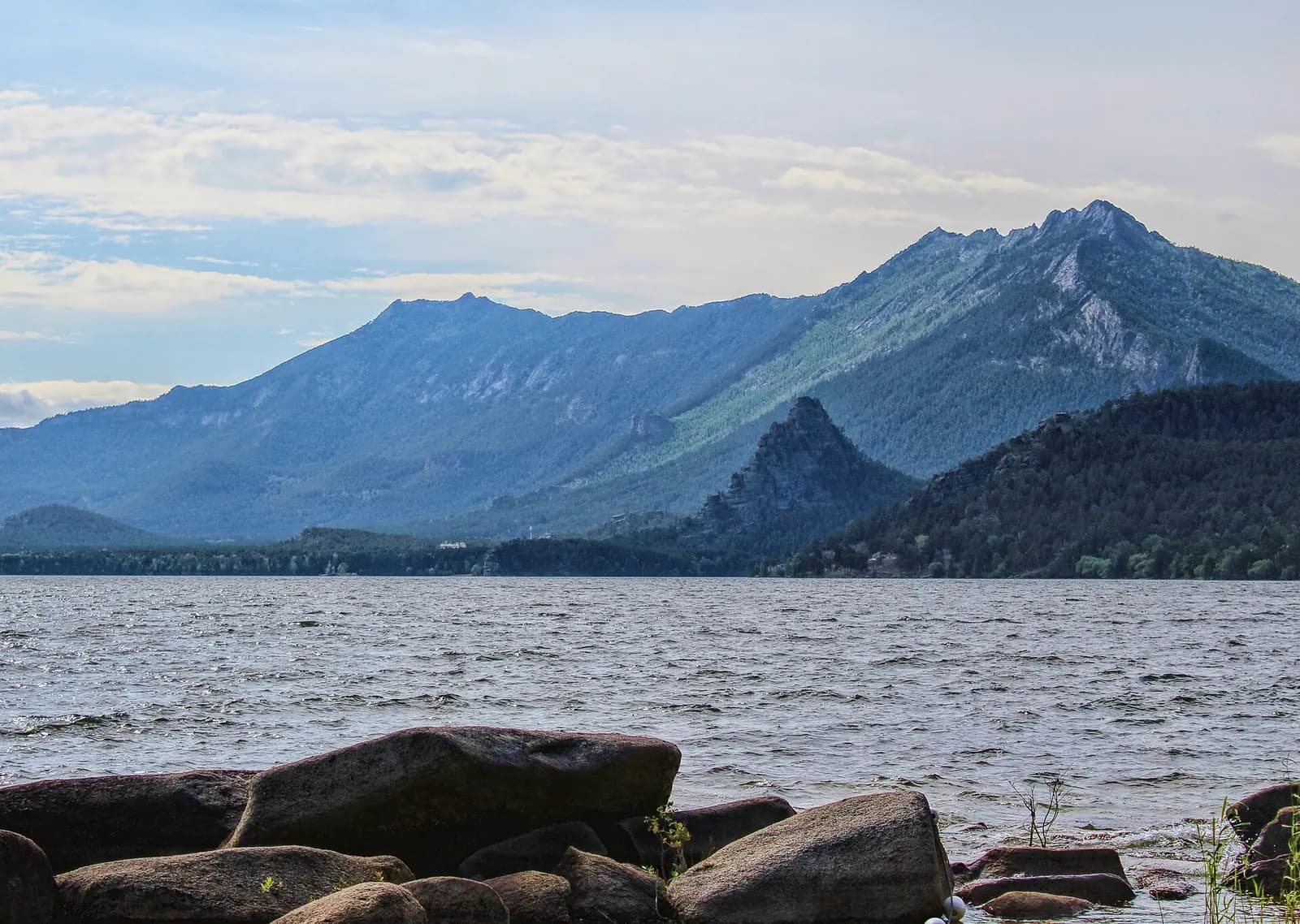 View of Burabay lake and Kokshe mountains.jpg